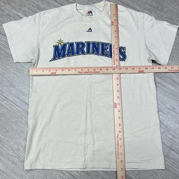 Seattle Mariners Kyle Seager Shirt #15 Men's Medium Majestic Official MLB Gear - Picture 5 of 6